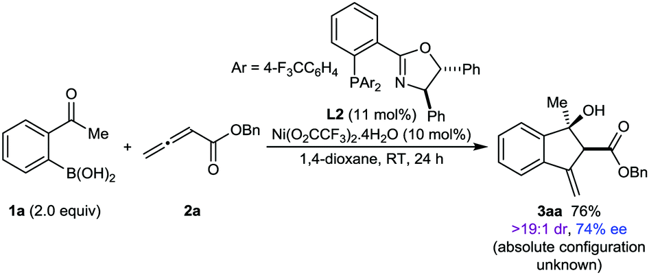 Nickel-catalyzed, ligand-free, diastereoselective synthesis of 3