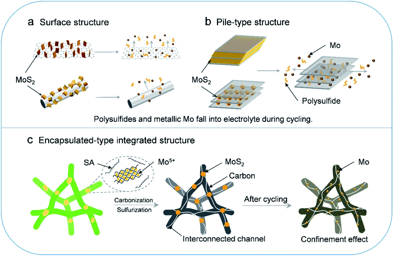 Micron-sized encapsulated-type MoS 2 /C hybrid particulates with 