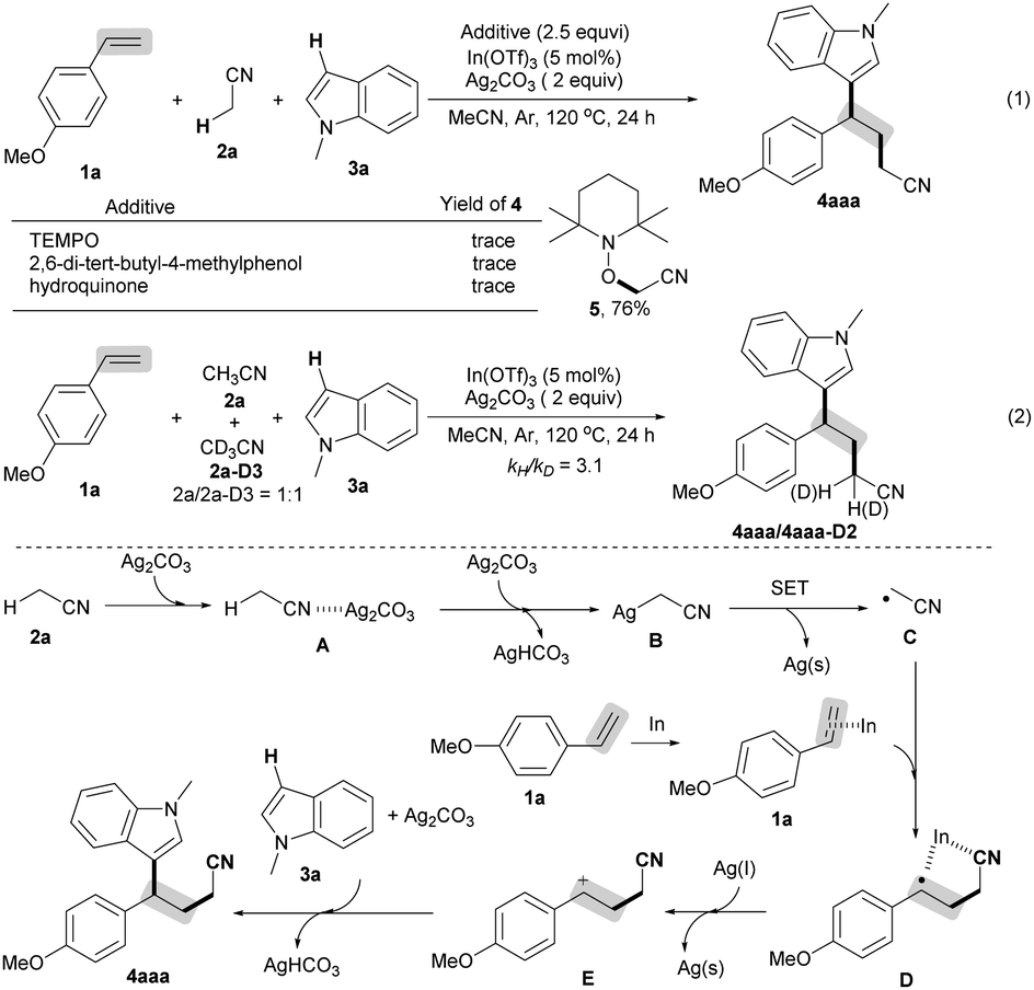 Oxidative Three Component 1 2 Alkylarylation Of Alkenes With Alkyl Nitriles And N Heteroarenes Chemical Communications Rsc Publishing