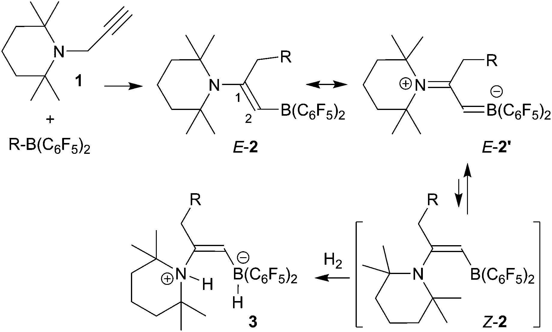 Formation Of Borata Alkene Iminium Zwitterions By Ynamine Hydroboration Dalton Transactions Rsc Publishing