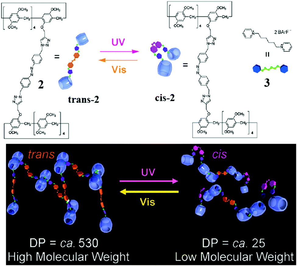 Pillararene-based supramolecular polymers - Chemical