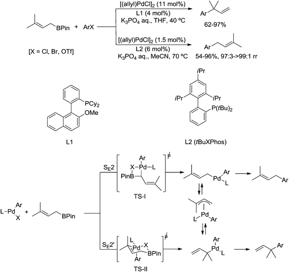 Metal-catalyzed regiodivergent organic reactions - Chemical