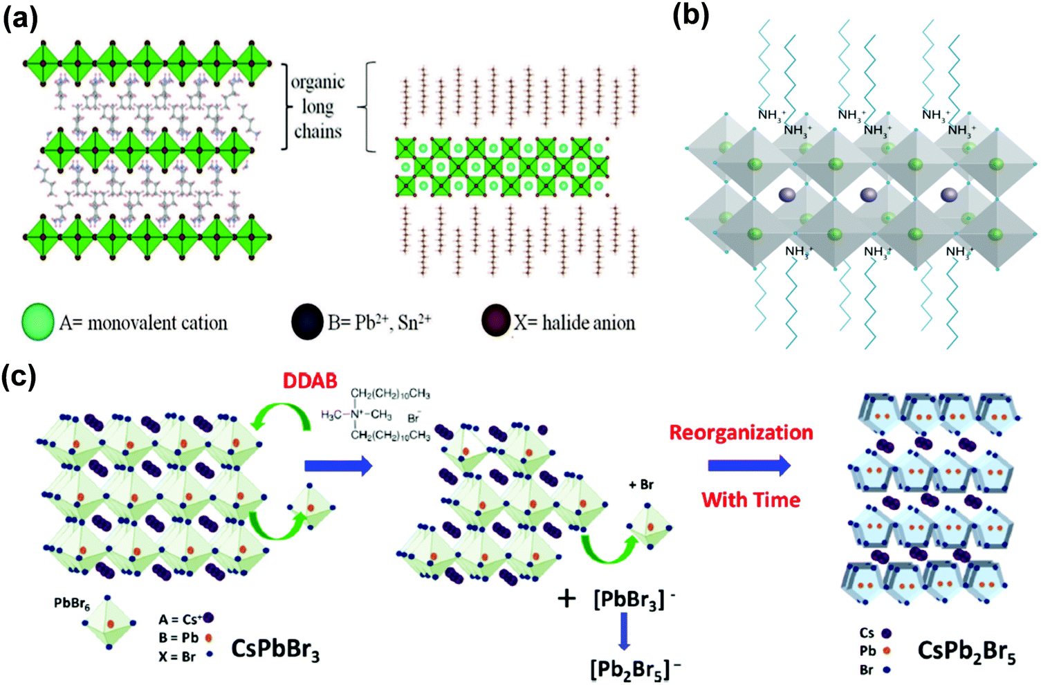The charge carrier dynamics, efficiency and stability of two The charge carrier dynamics, efficiency and stability of two
