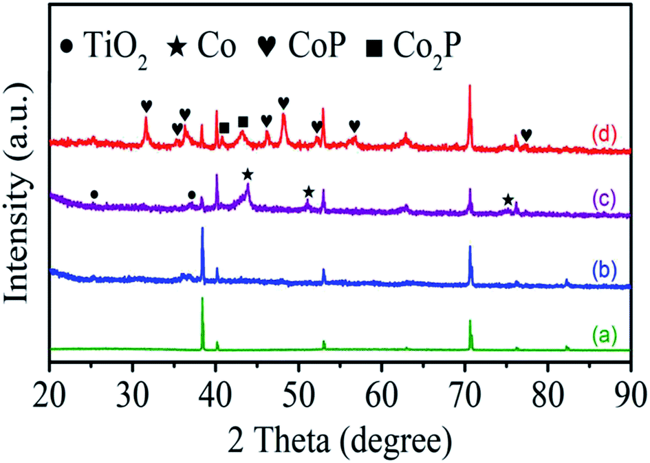 N Doped Tio 2 Nanotube Arrays With Uniformly Embedded Co X P Nanoparticles For High Efficiency Hydrogen Evolution Reaction Rsc Advances Rsc Publishing Doi 10 1039 C9raf