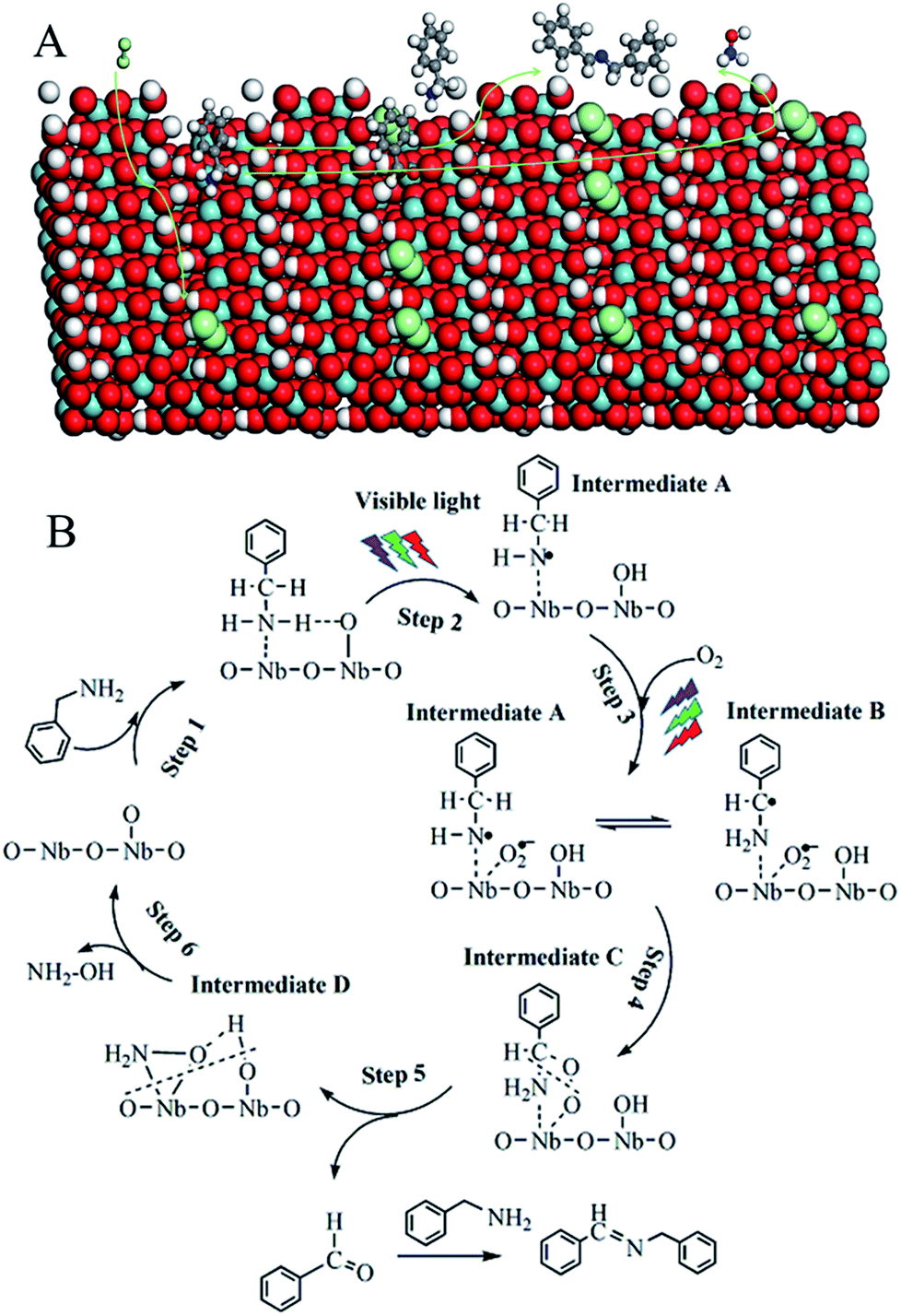 Ultrathin Hnb 3 O 8 Nanosheets With Oxygen Vacancies For Enhanced Photocatalytic Oxidation Of Amines Under Visible Light Irradiation Journal Of Materials Chemistry A Rsc Publishing Doi 10 1039 C8tad