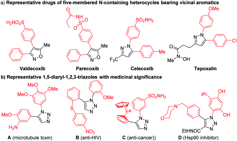 Transition Metal Free Regioselective Construction Of 1 5 Diaryl 1 2 3 Triazoles Through Dehydrative Cycloaddition Of Alcohols With Aryl Azides Mediated By So2f2 Chemical Communications Rsc Publishing