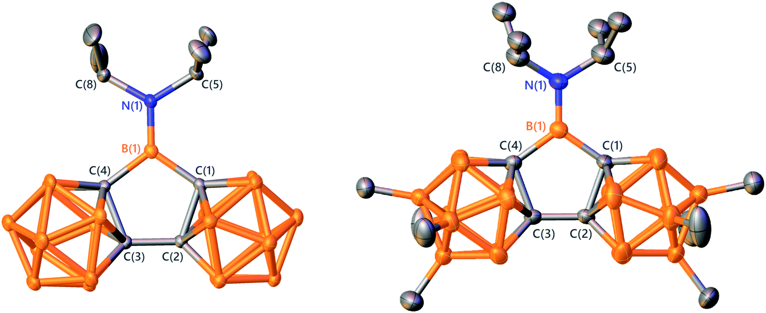 Synthesis Of 9 Borafluorene Analogues Featuring A Three Dimensional 1 1 Bis O Carborane Backbone Chemical Communications Rsc Publishing
