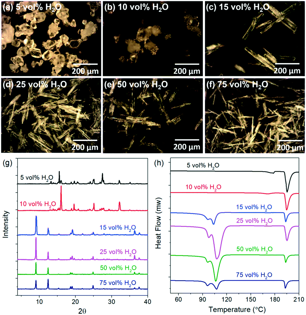 An Experimental Study On Polymorph Control And Continuous Heterogeneous Crystallization Of Carbamazepine Crystengcomm Rsc Publishing