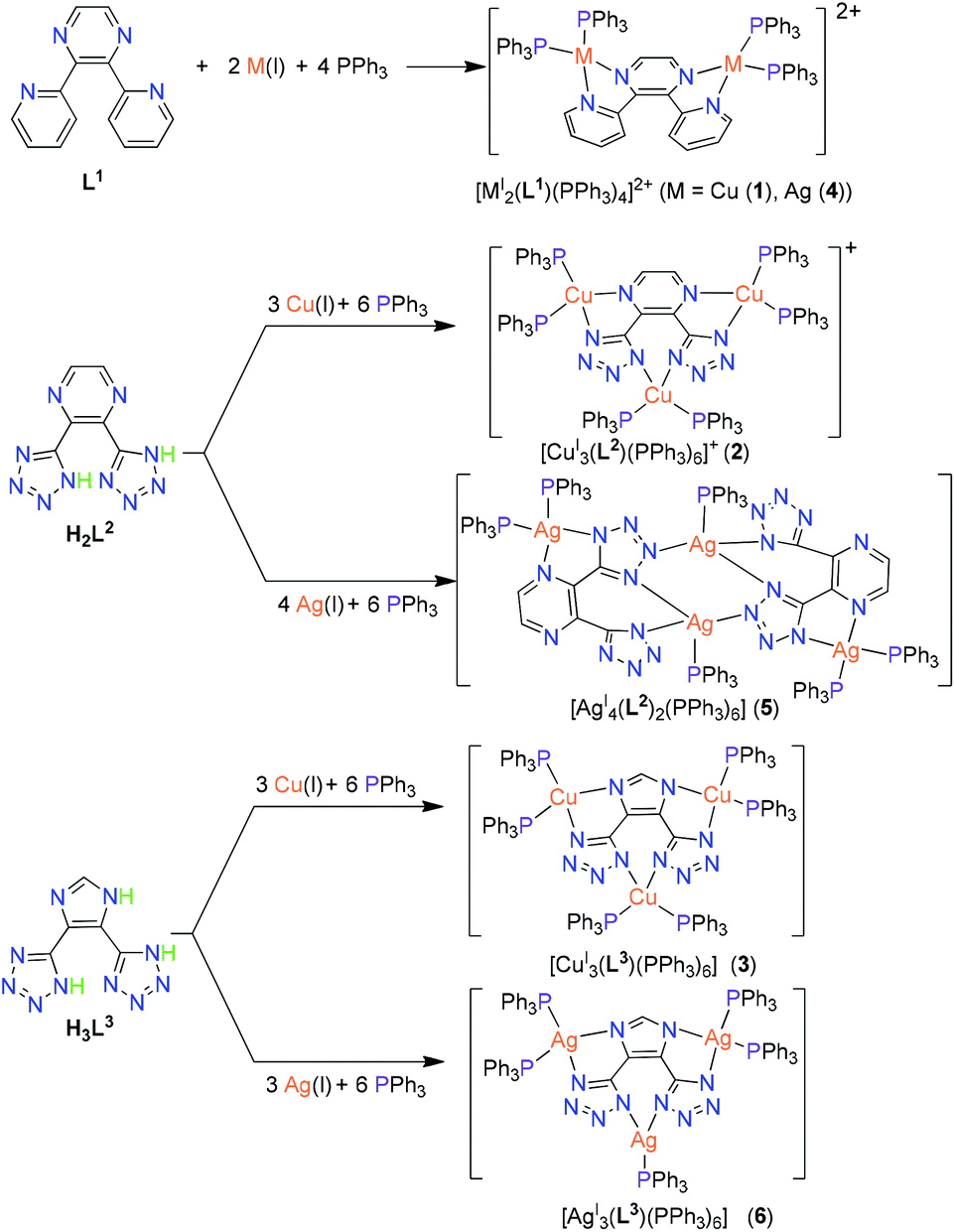 Polynuclear Cu I And Ag I Phosphine Complexes Containing Multi Dentate Polytopic Ligands Syntheses Crystal Structures And Photoluminescence Properties Dalton Transactions Rsc Publishing