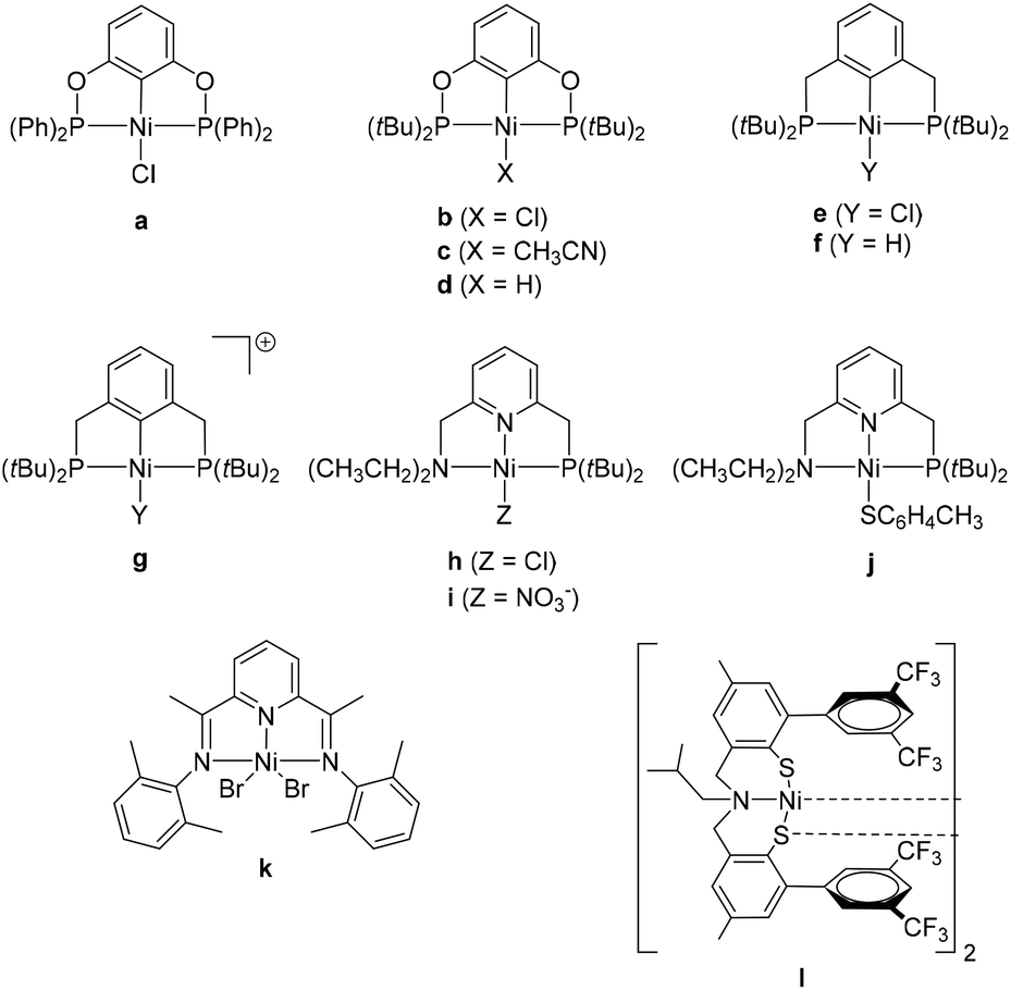 Nickel Ii Pe1ce2p Pincer Complexes E O S For Electrocatalytic Proton Reduction Dalton Transactions Rsc Publishing