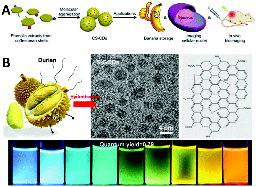 Carbon Dots Synthesis Formation Mechanism Fluorescence Origin And Sensing Applications Green Chemistry Rsc Publishing