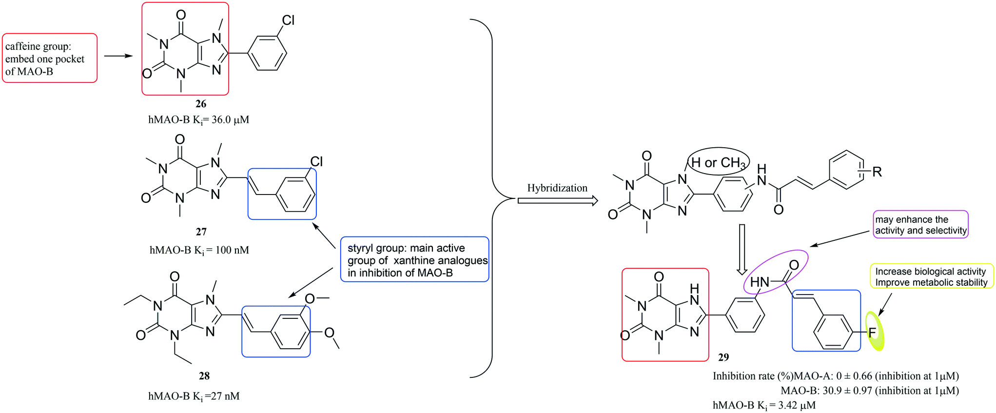 Discovery Of Monoamine Oxidase Inhibitors By Medicinal Chemistry Approaches Medchemcomm Rsc Publishing