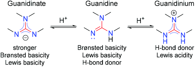 Metal Catalysed Reactions Enabled By Guanidine Type Ligands Organic Biomolecular Chemistry Rsc Publishing