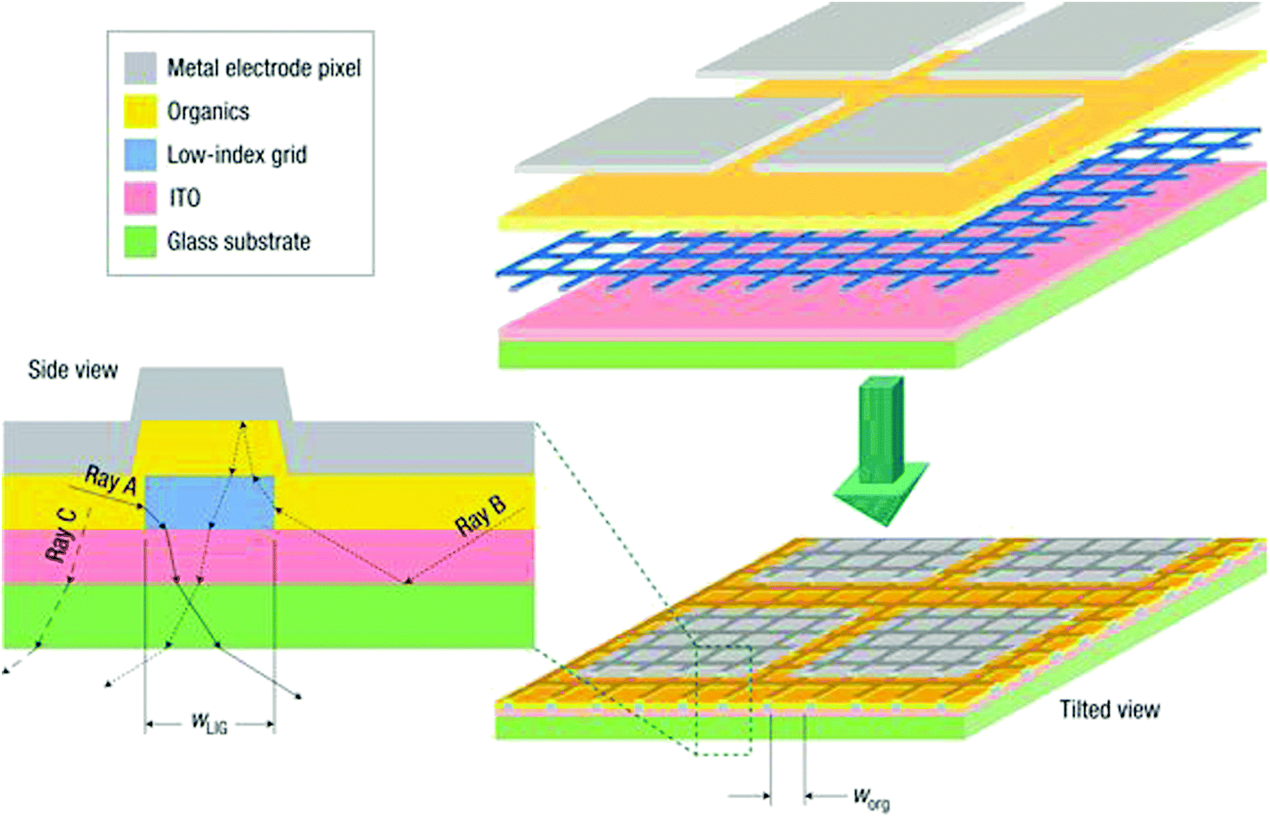 Evolution Of White Organic Light Emitting Devices From