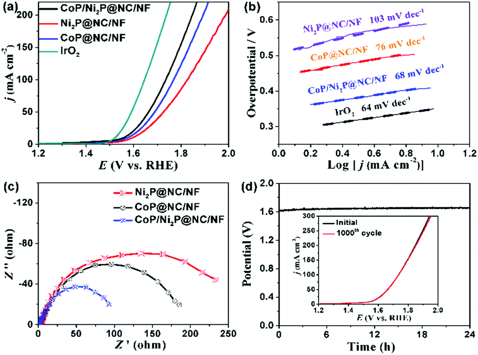 Well Defined Cop Ni2p Nanohybrids Encapsulated In A Nitrogen Doped Carbon Matrix As Advanced Multifunctional Electrocatalysts For Efficient Overall Water Splitting And Zinc Air Batteries Materials Chemistry Frontiers Rsc Publishing