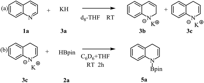 Regioselective 1 2 Hydroboration Of N Heteroarenes Using A Potassium Based Catalyst Organic Chemistry Frontiers Rsc Publishing
