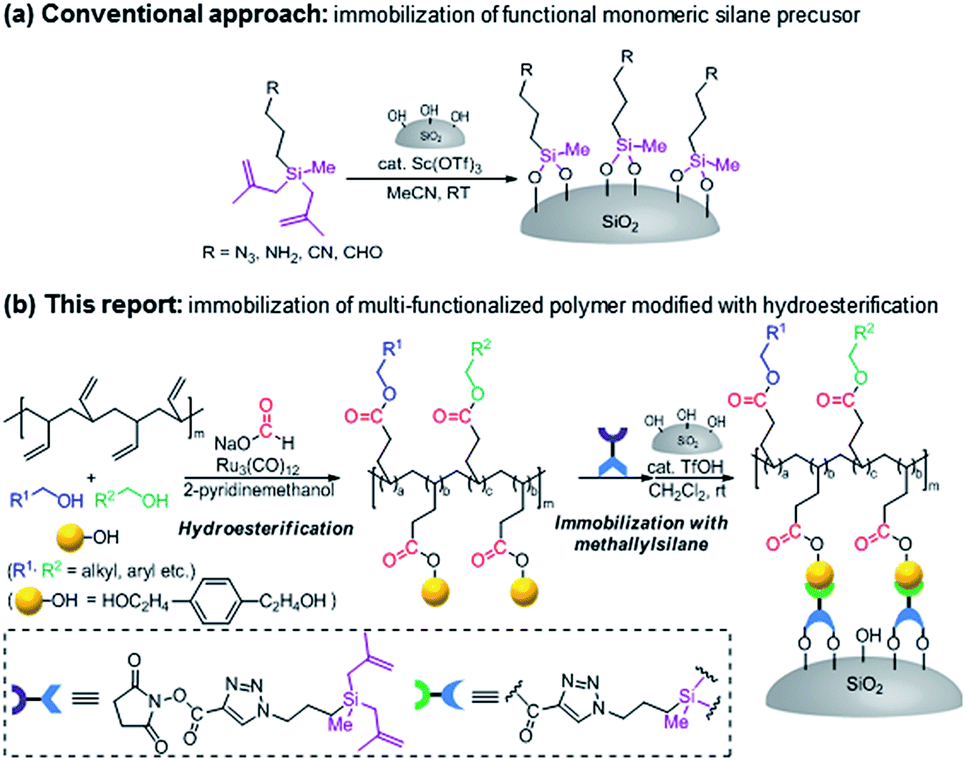 Surface Functionalization Of Silica Using Catalytic Hydroesterification ...