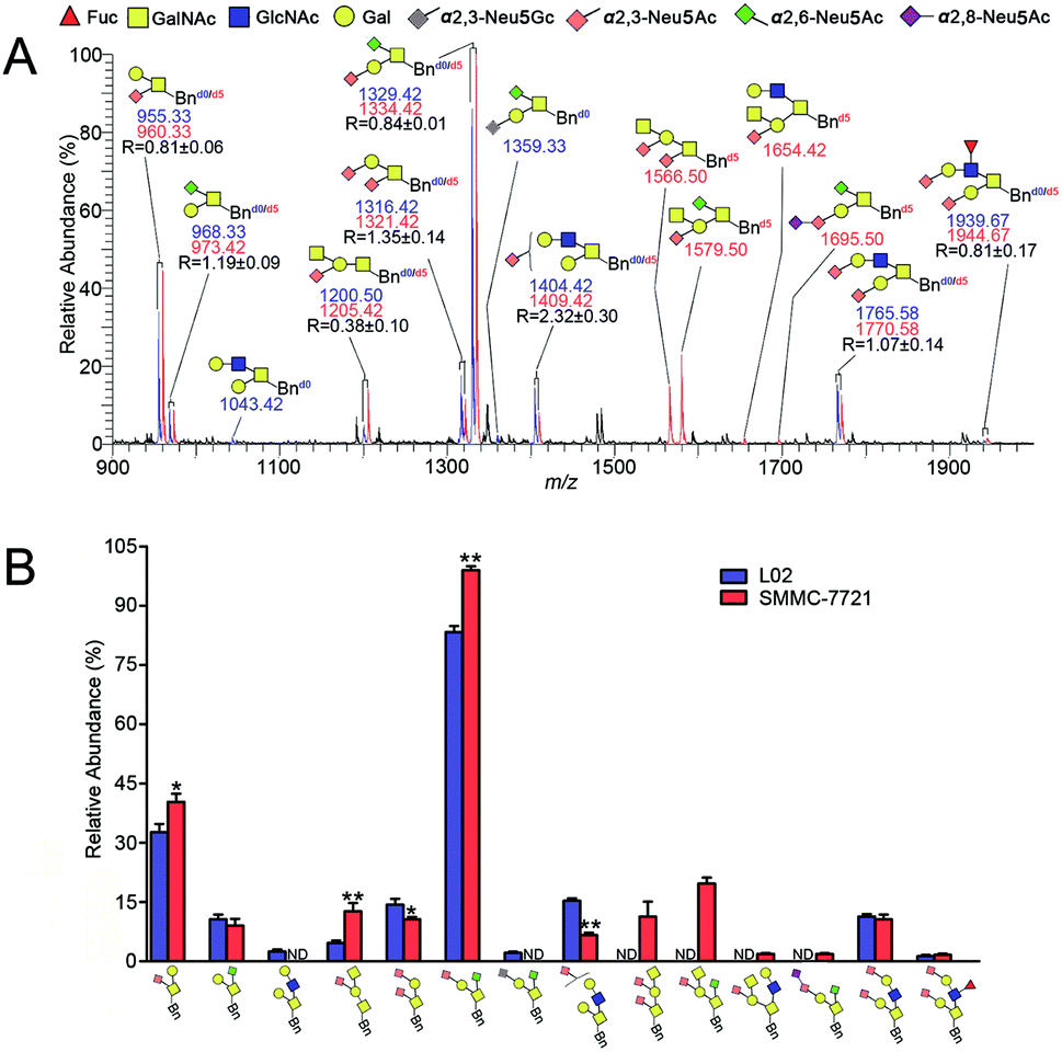 Comprehensive quali-quantitative profiling of neutral and sialylated O -glycome by mass ...