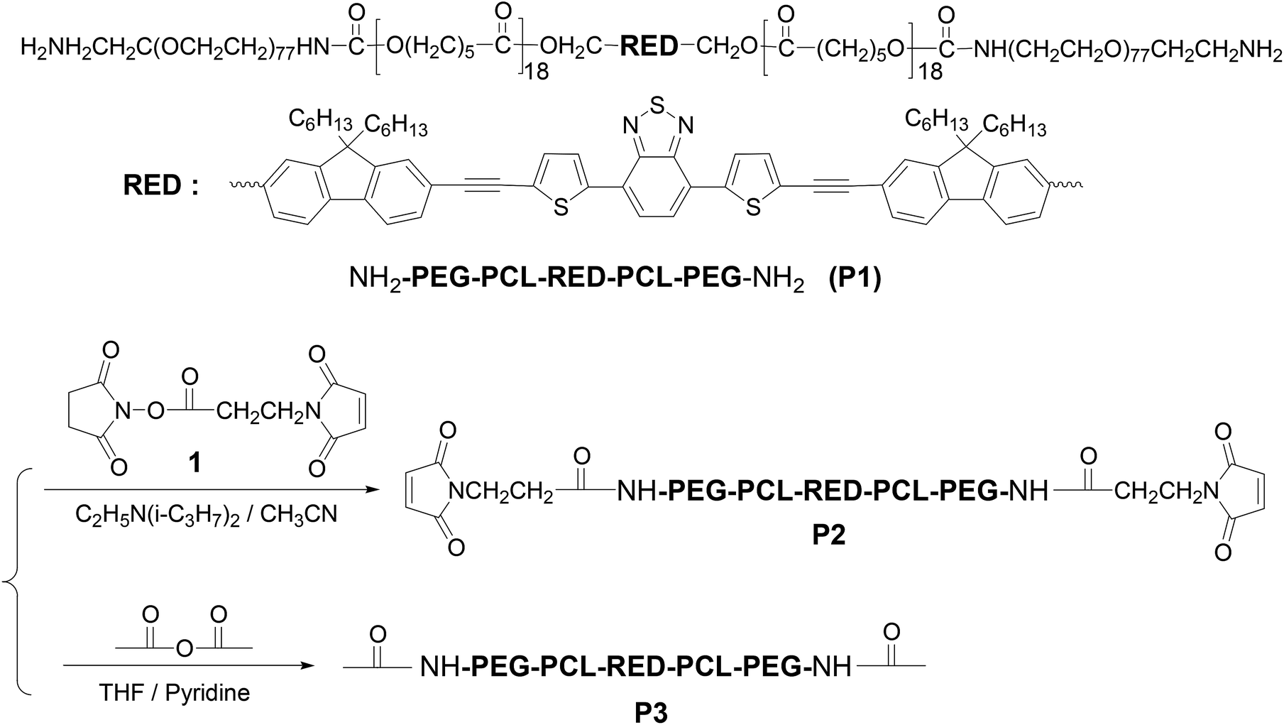 Crgd Functionalized 2 1 3 Benzothiadiazole Btd Containing Two Photon Absorbing Red Emitter Conjugated Amphiphilic Poly Ethylene Glycol Block Poly E Caprolactone For Targeted Bioimaging Rsc Advances Rsc Publishing