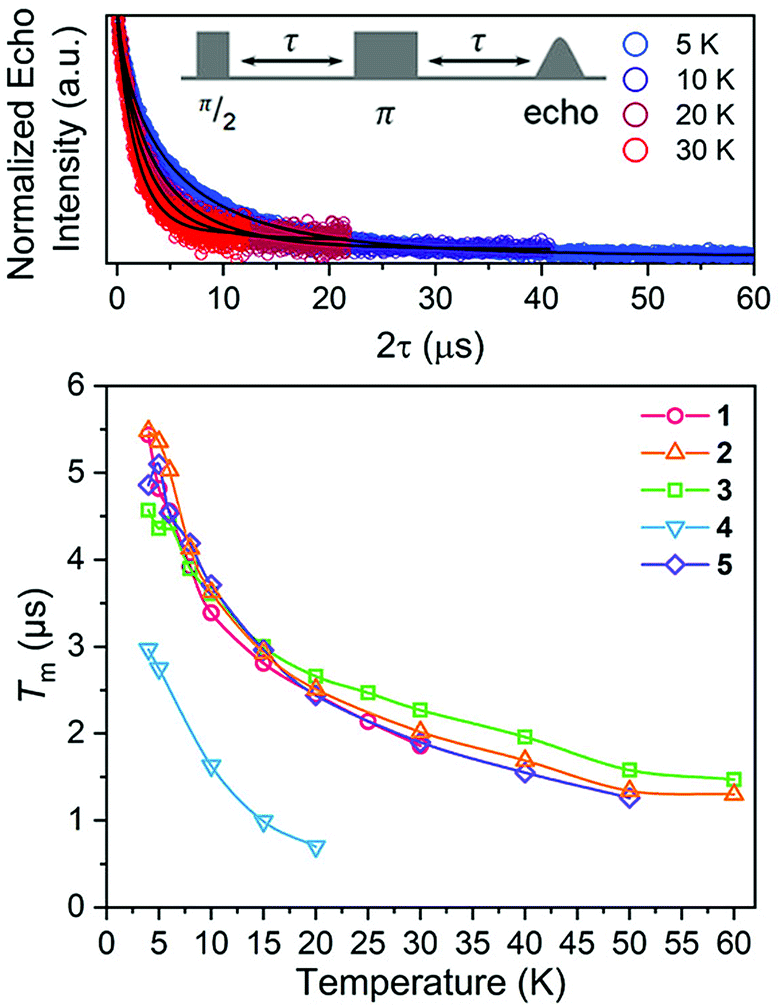 Nuclear Spin Pattern Control Of Electron Spin Dynamics In A Series Of V Iv Complexes Chemical Science Rsc Publishing