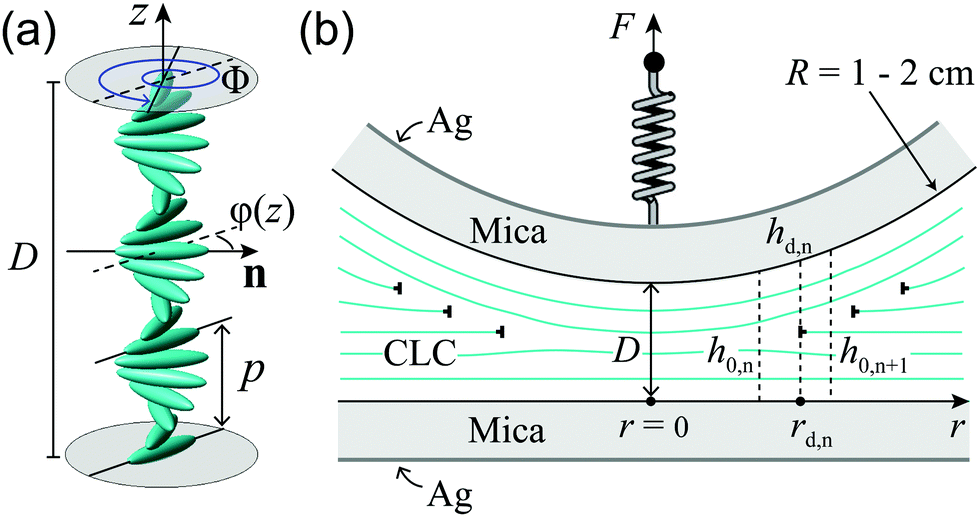 Direct Measurements Of Structural Forces And Twist Transitions In Cholesteric Liquid Crystal Films With A Surface Force Apparatus Soft Matter Rsc Publishing