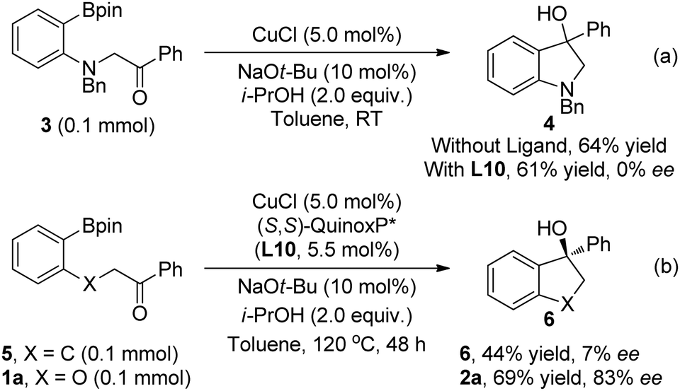 Cu I Catalyzed Asymmetric Intramolecular Addition Of Aryl Pinacolboronic Esters To Unactivated Ketones Enantioselective Synthesis Of 2 3 Dihydrobe Chemical Communications Rsc Publishing Doi 10 1039 C9cca