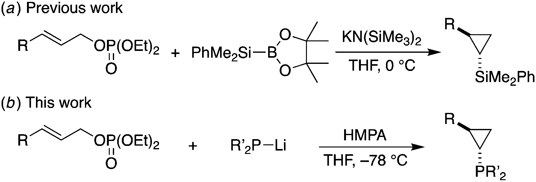 Phosphinative Cyclopropanation Of Allyl Phosphates With Lithium Phosphides Chemical Communications Rsc Publishing Doi 10 1039 D0ccb