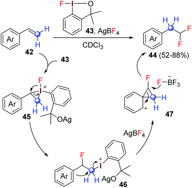 Hypervalent iodine reagent-mediated reactions involving