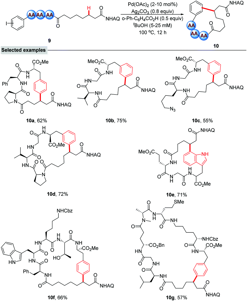 Late Stage Functionalization Of Peptides Via A Palladium Catalyzed C Sp 3 H Activation Strategy Chemical Communications Rsc Publishing Doi 10 1039 D0ccf