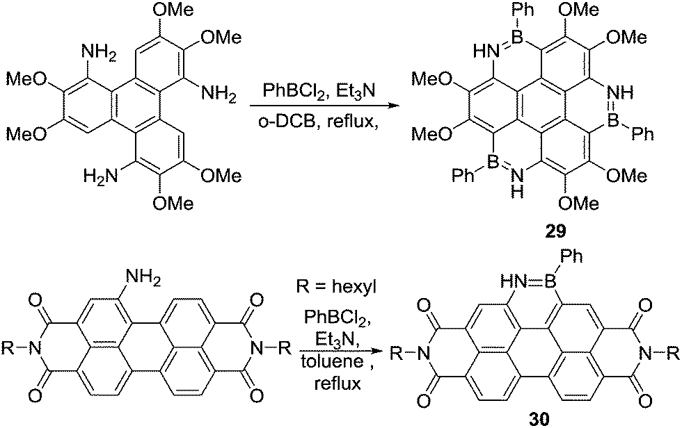 Intramolecular Directed Electrophilic C H Borylation Chemical Society Reviews Rsc Publishing Doi 10 1039 C9csf