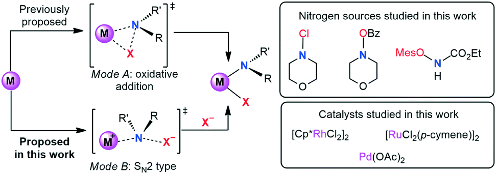 Theoretical Studies On The N X X Cl O Bond Activation Mechanism In Catalytic C H Amination Catalysis Science Technology Rsc Publishing Doi 10 1039 C9cyc