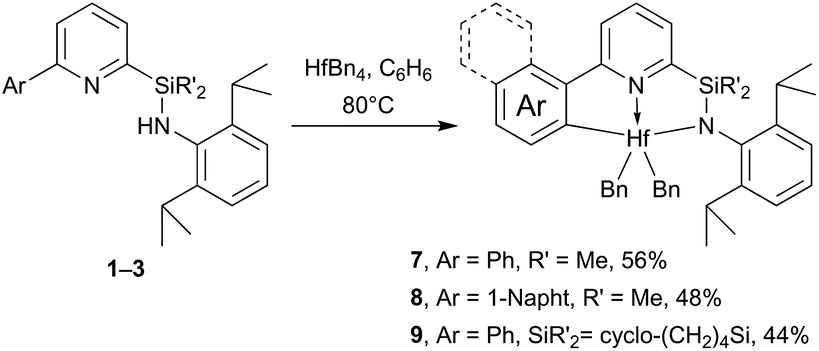 Pyridylamido Hafnium Complexes With A Silylene Bridge Synthesis And Olefin Polymerization Dalton Transactions Rsc Publishing Doi 10 1039 D0dtf