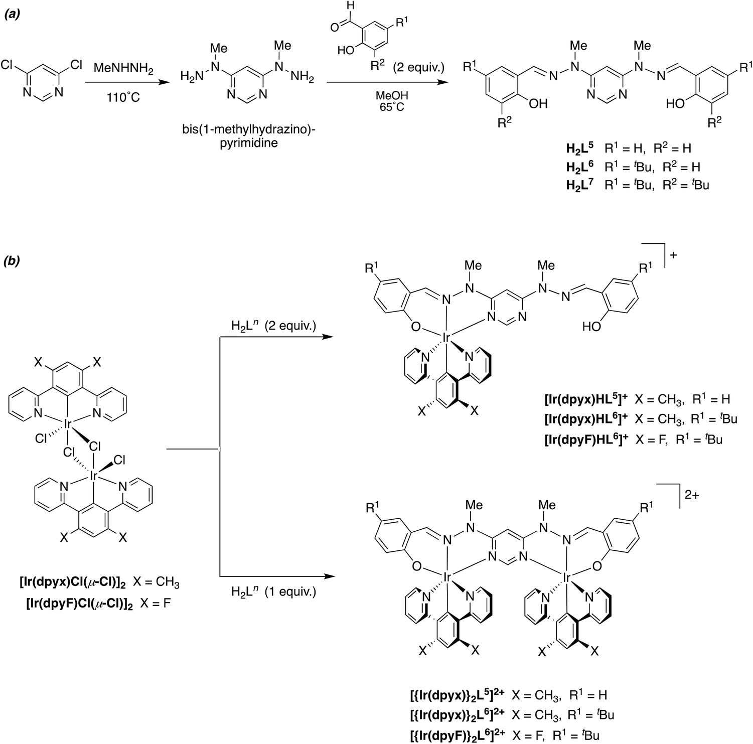 Mono And Dinuclear Iridium Iii Complexes Featuring Bis Tridentate Coordination And Schiff Base Bridging Ligands The Beneficial Effect Of A Second Dalton Transactions Rsc Publishing Doi 10 1039 D0dtj