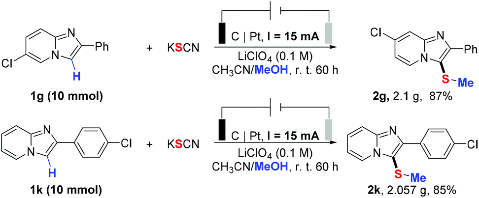 Electrochemical Induced Regioselective C 3 Thiomethylation Of Imidazopyridines Via A Three Component Cross Coupling Strategy Green Chemistry Rsc Publishing Doi 10 1039 C9gcd