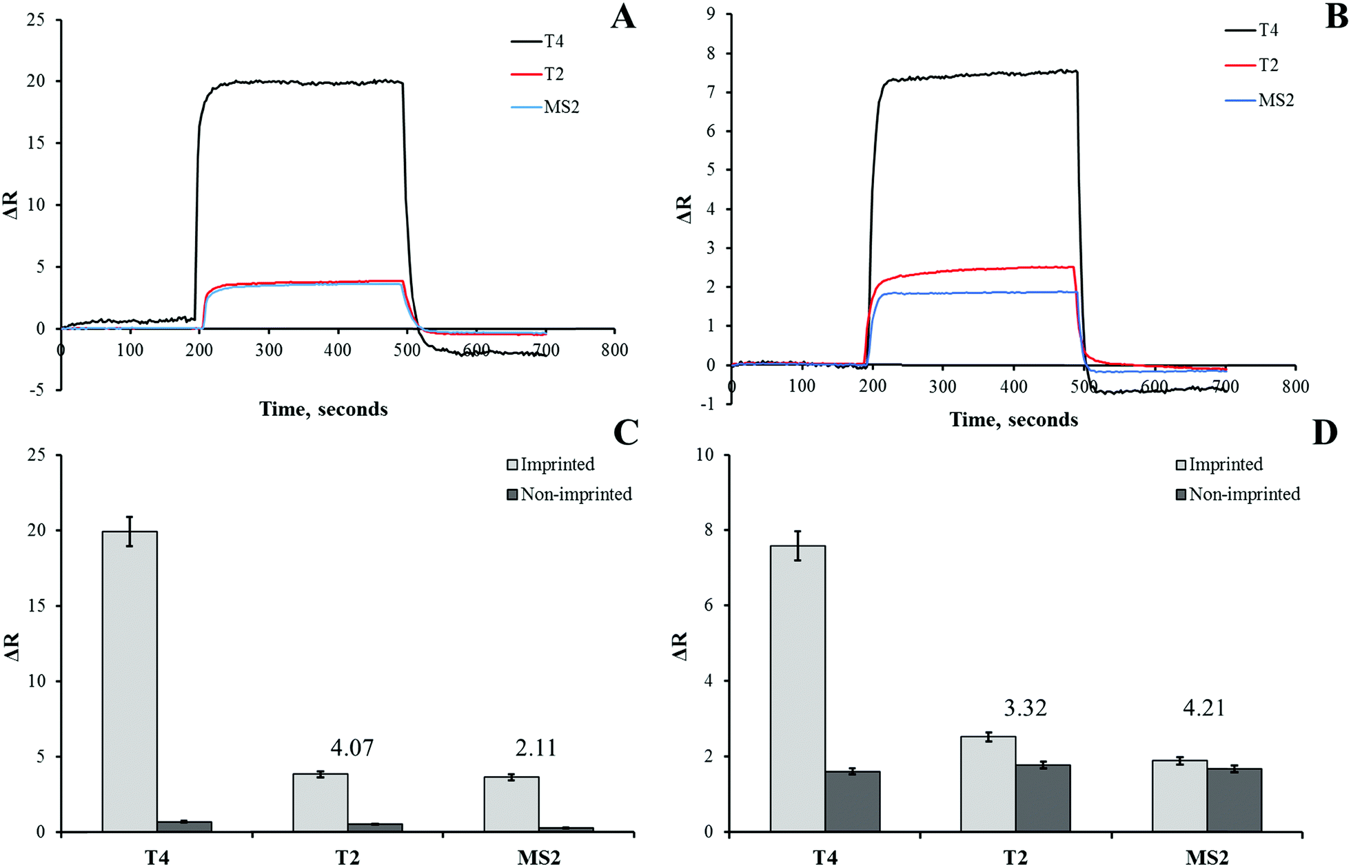 Comparison Of Molecularly Imprinted Plasmonic Nanosensor Performances For Bacteriophage Detection New Journal Of Chemistry Rsc Publishing Doi 10 1039 D0njc