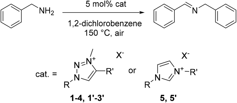 Anion Cation Synergistic Metal Free Catalytic Oxidative Homocoupling Of Benzylamines By Triazolium Iodide Salts Organic Biomolecular Chemistry Rsc Publishing Doi 10 1039 D0oba