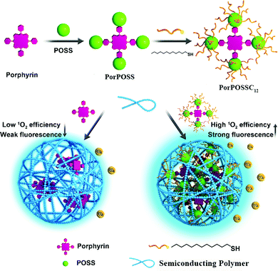 Cubic POSS engineering of photosensitizer-doped semiconducting polymer ...