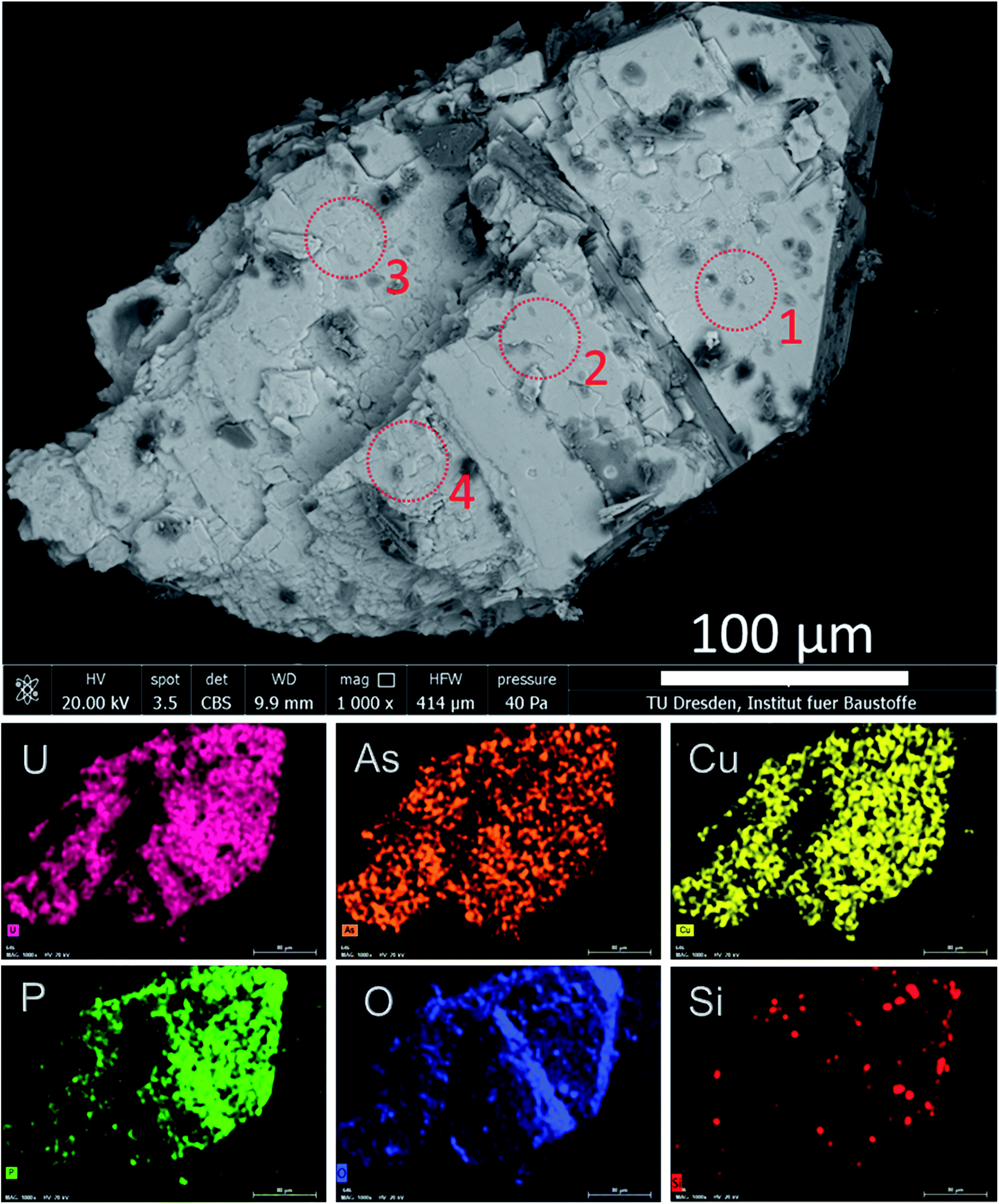 A multi-technique study of altered granitic rock from the Krunkelbach  Valley uranium deposit, Southern Germany - RSC Advances (RSC Publishing)  DOI:10.1039/D0RA03375H