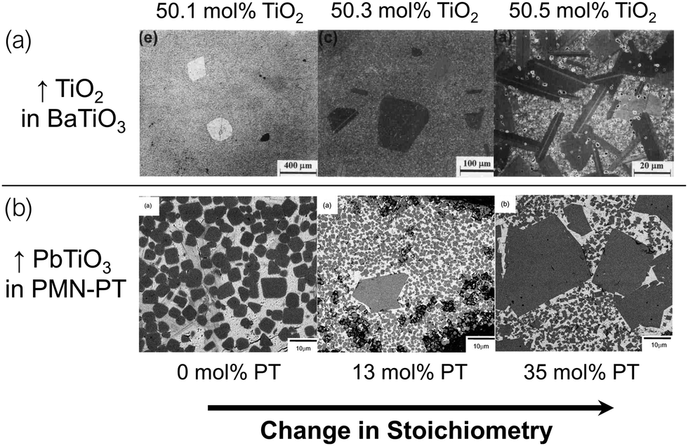 Solid-state crystal growth of lead-free ferroelectrics