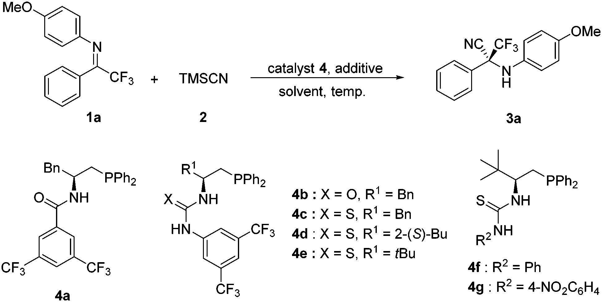 N Protecting Group Tuning Of The Enantioselectivity In Strecker Reactions Of Trifluoromethyl Ketimines To Synthesize Quaternary A Trifluoromethyl Amino Nitriles By Ion Pair Catalysis Chemical Communications Rsc Publishing