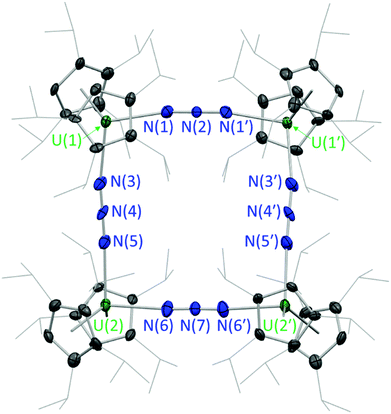 Lewis Acid Capping Of A Uranium V Nitride Via A Uranium Iii Azide Molecular Square Chemical Communications Rsc Publishing