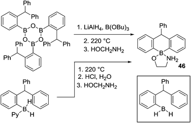Intramolecular Directed Electrophilic C H Borylation Chemical Society Reviews Rsc Publishing