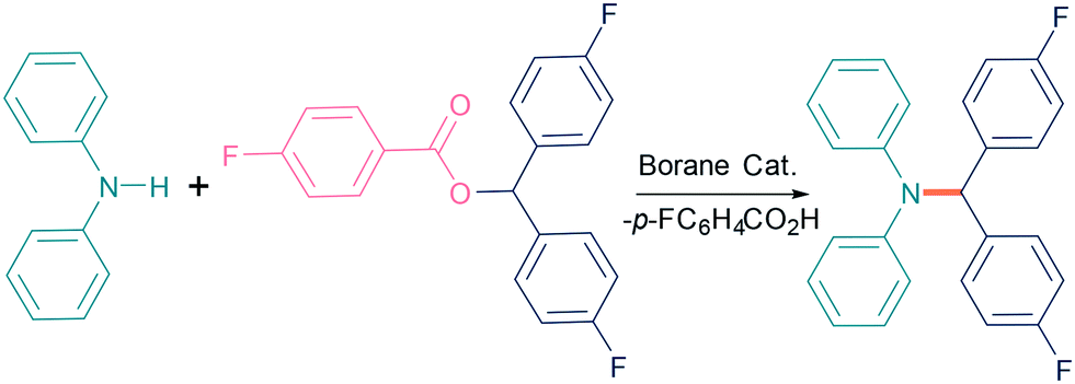 Triarylborane Catalysed N Alkylation Of Amines With Aryl Esters Catalysis Science Technology Rsc Publishing