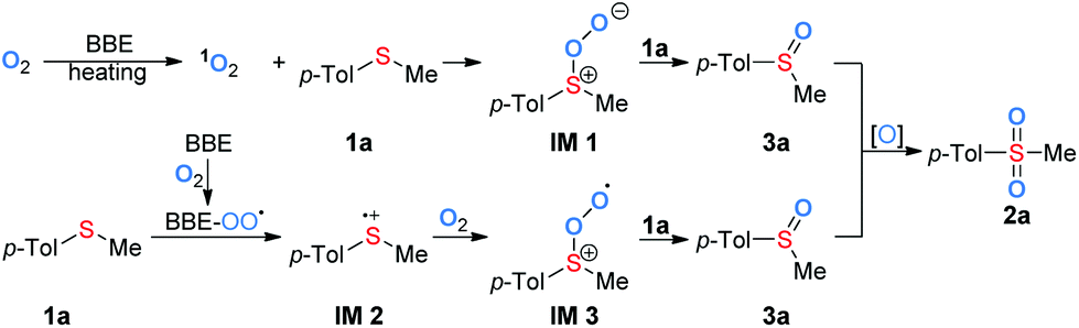Selective Oxidation Of Hetero Sulfides With Molecular Oxygen Under Clean Conditions Green Chemistry Rsc Publishing