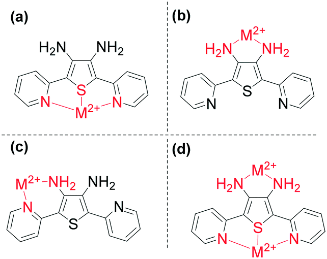 Increased Binding Of Thiophene Based Ligands To Mercury Ii With Water Solubilizing Functional Groups Molecular Systems Design Engineering Rsc Publishing