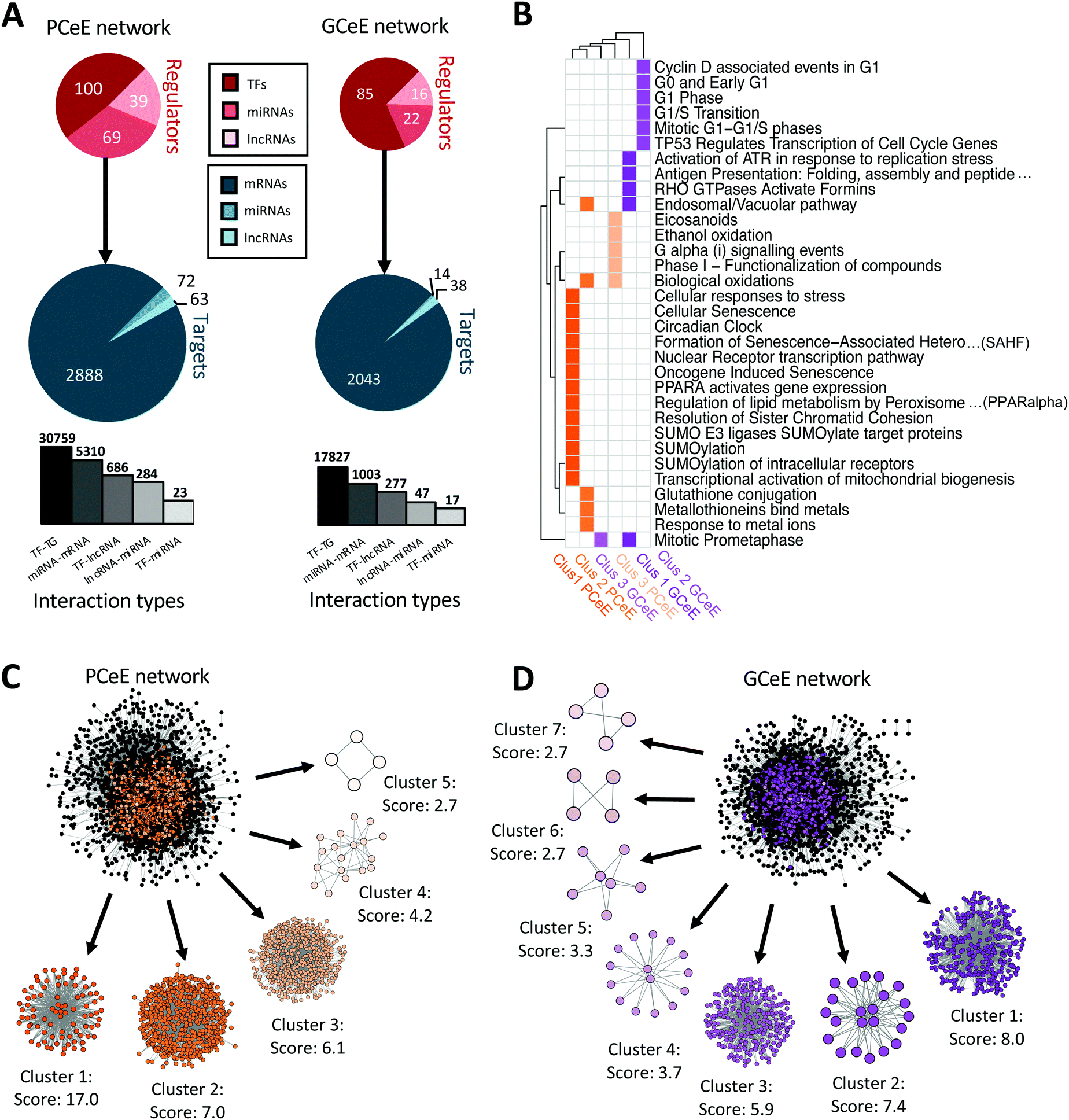 Regulatory network analysis of Paneth cell and goblet cell enriched gut ...