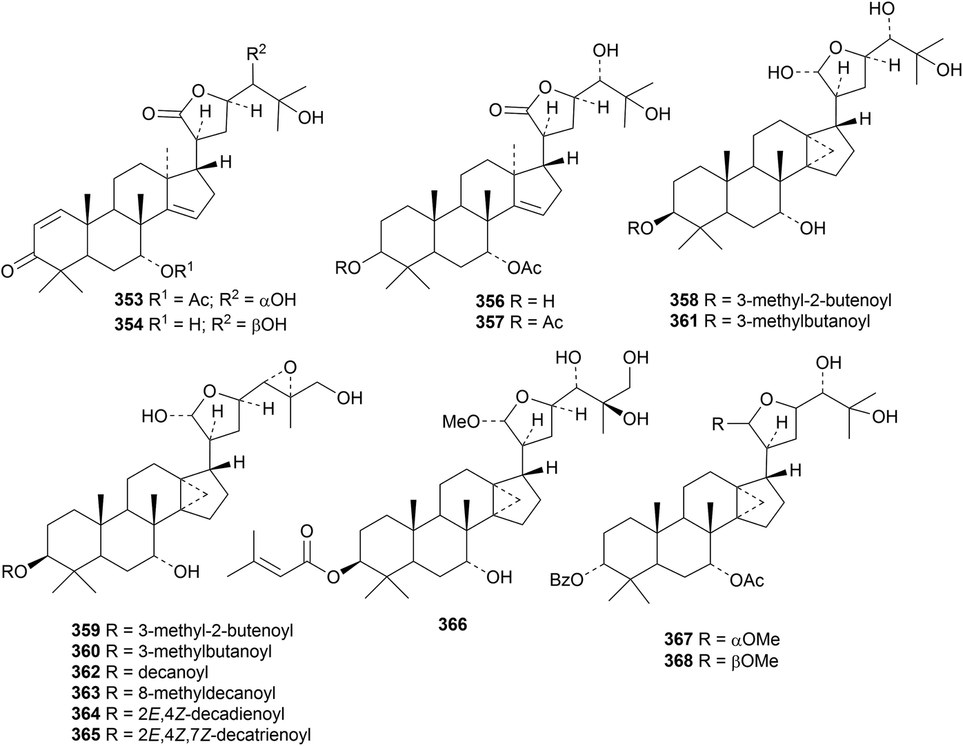 Triterpenoids Natural Product Reports Rsc Publishing