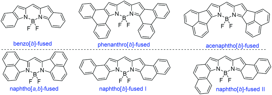 Aromatic B Fused Bodipy Dyes As Promising Near Infrared Dyes Organic Biomolecular Chemistry Rsc Publishing