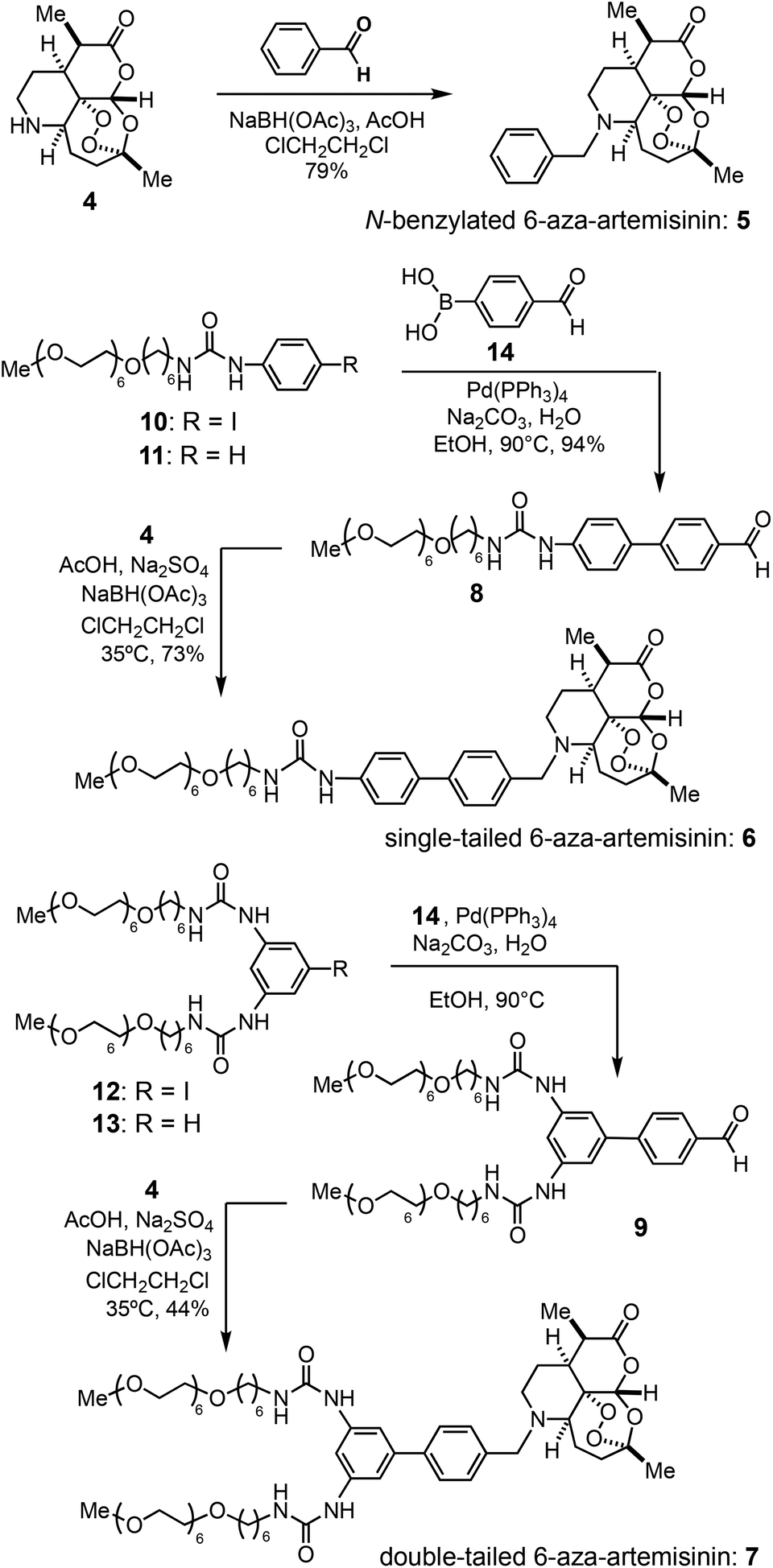 A Fully Synthetic 6 Aza Artemisinin Bearing An Amphiphilic Chain Generates Aggregates And Exhibits Anti Cancer Activities Organic Biomolecular Chemistry Rsc Publishing