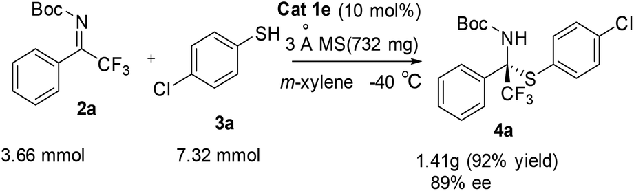 Enantioselective Addition Of Thiols To Trifluoromethyl Ketimines Synthesis Of N S Ketals Organic Biomolecular Chemistry Rsc Publishing